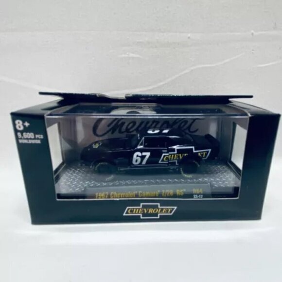 M2 Machines 1967 Chevrolet Camaro Z/28 RS Black 1:64 Die-cast Limited Model Car - Picture 6 of 13